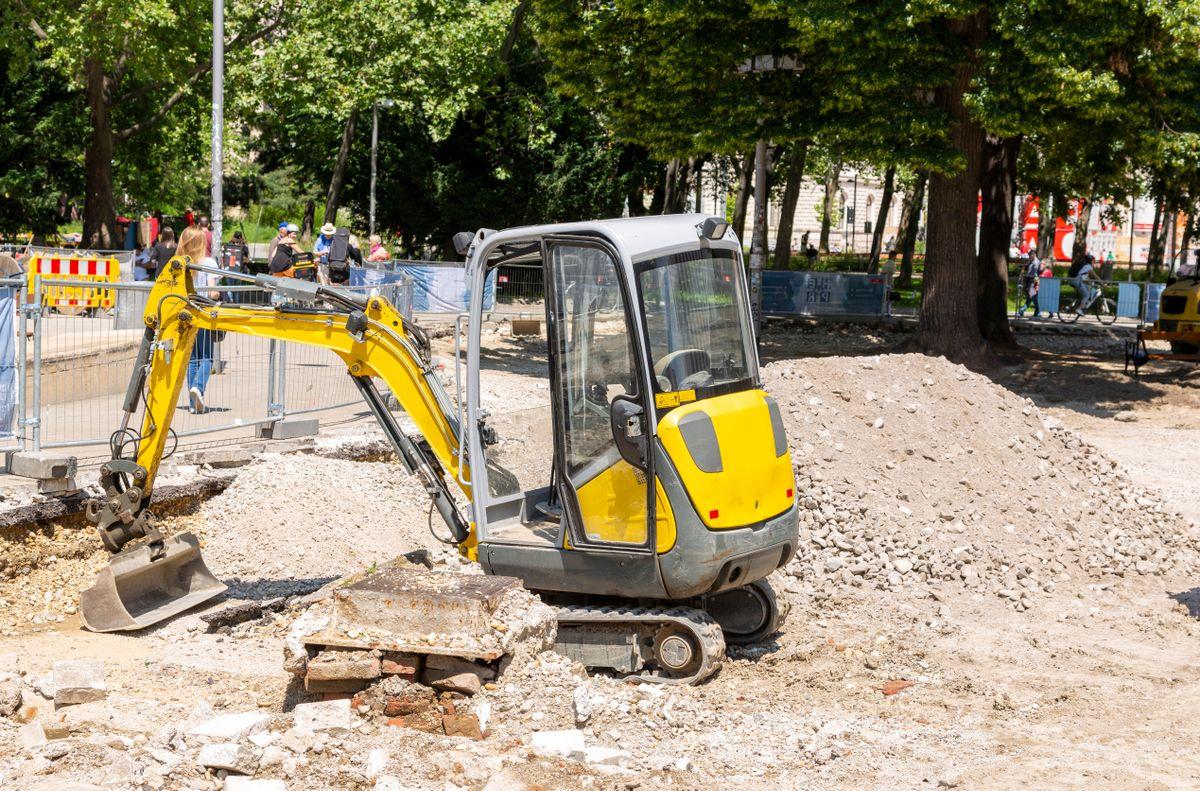 Mini-pelle de terrassement 1,5 t